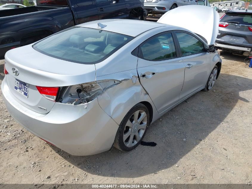 2013 Hyundai Elantra Limited VIN: KMHDH4AE1DU731736 Lot: 40244677