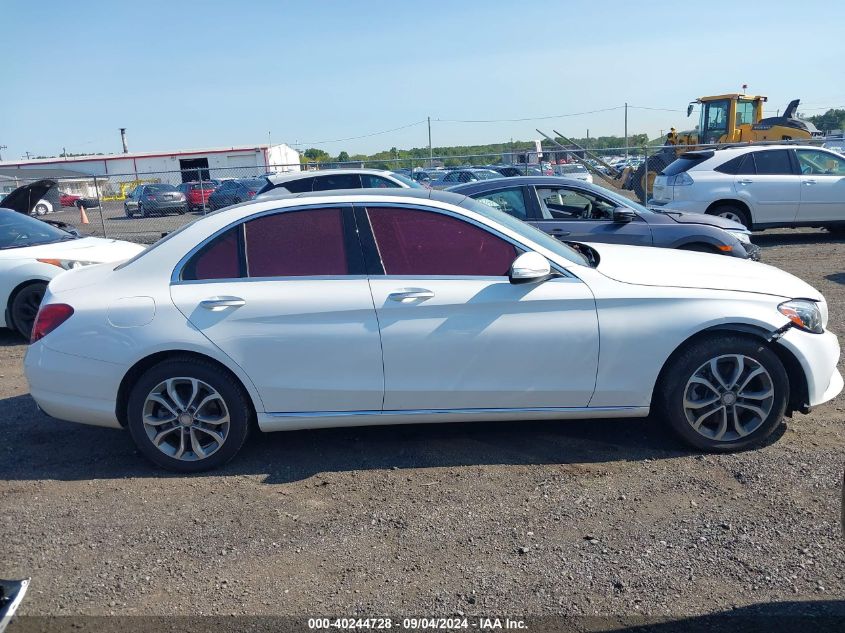 2015 Mercedes-Benz C 300 4Matic VIN: 55SWF4KB1FU052065 Lot: 40244728