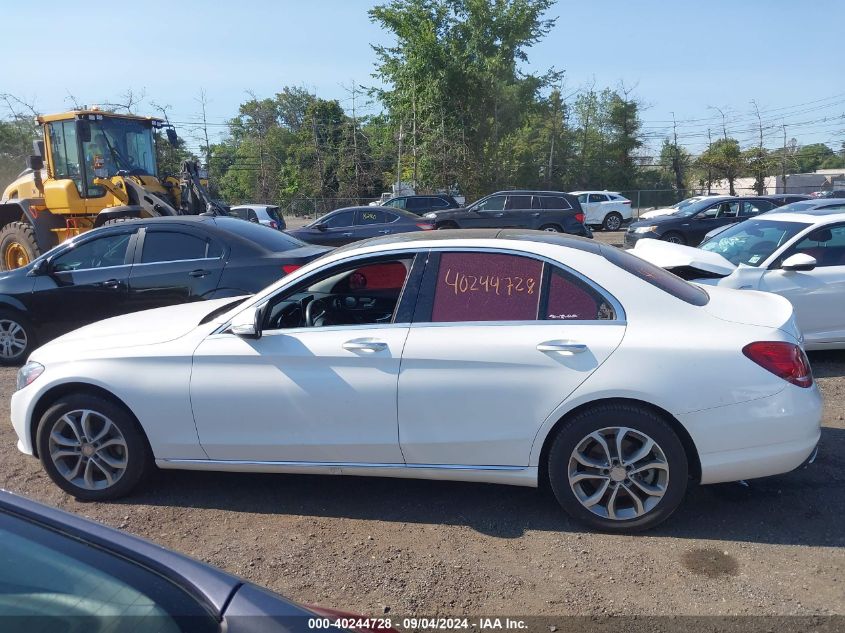 2015 Mercedes-Benz C 300 4Matic VIN: 55SWF4KB1FU052065 Lot: 40244728