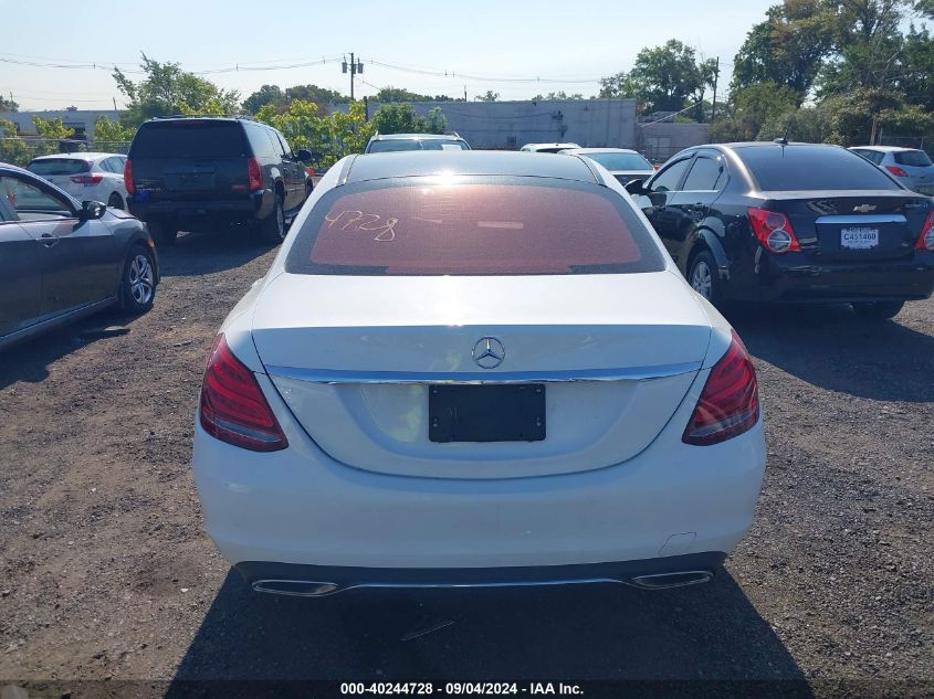 2015 Mercedes-Benz C 300 4Matic VIN: 55SWF4KB1FU052065 Lot: 40244728