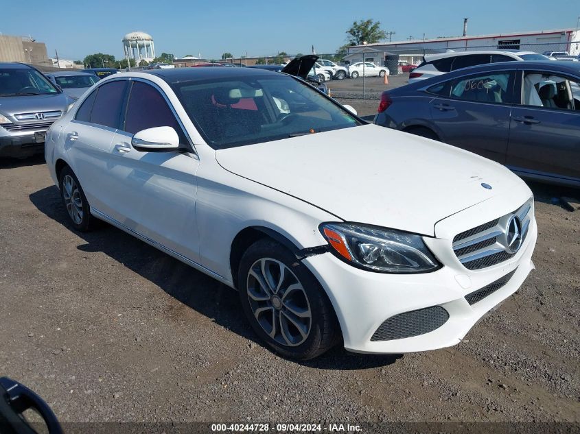 2015 Mercedes-Benz C 300 4Matic VIN: 55SWF4KB1FU052065 Lot: 40244728