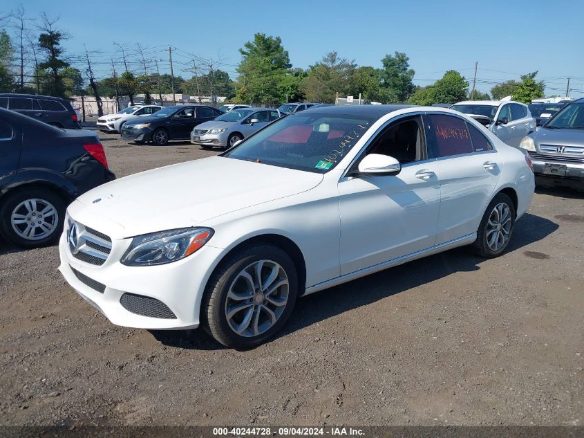 2015 Mercedes-Benz C 300 4Matic VIN: 55SWF4KB1FU052065 Lot: 40244728