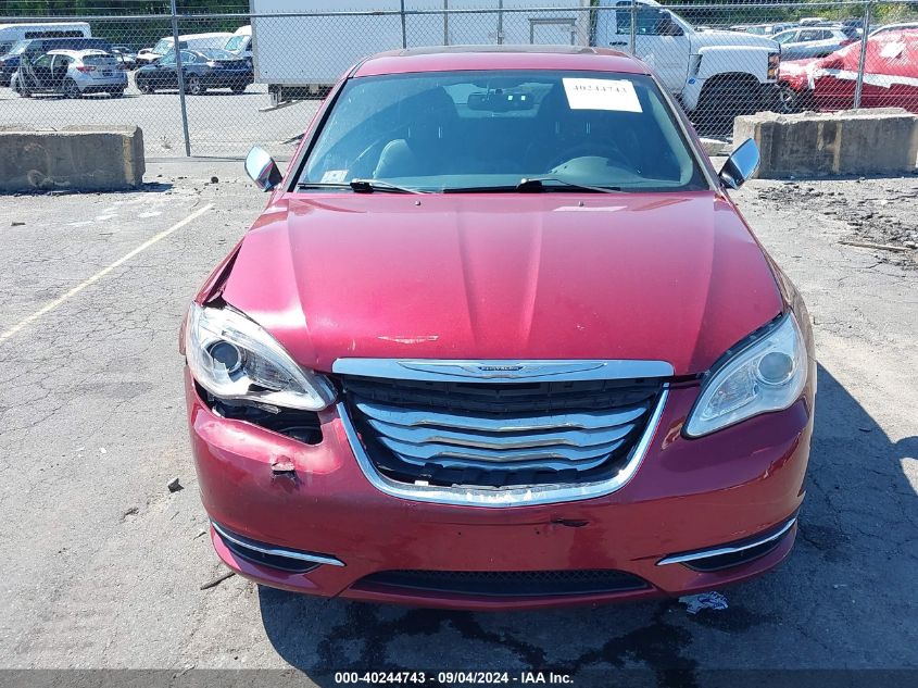 2012 Chrysler 200 Limited VIN: 1C3CCBCG3CN249316 Lot: 40244743