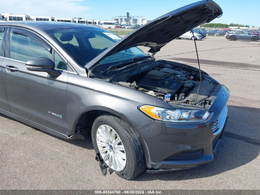 2015 Ford Fusion Hybrid Se VIN: 3FA6P0LU0FR230222 Lot: 40244760