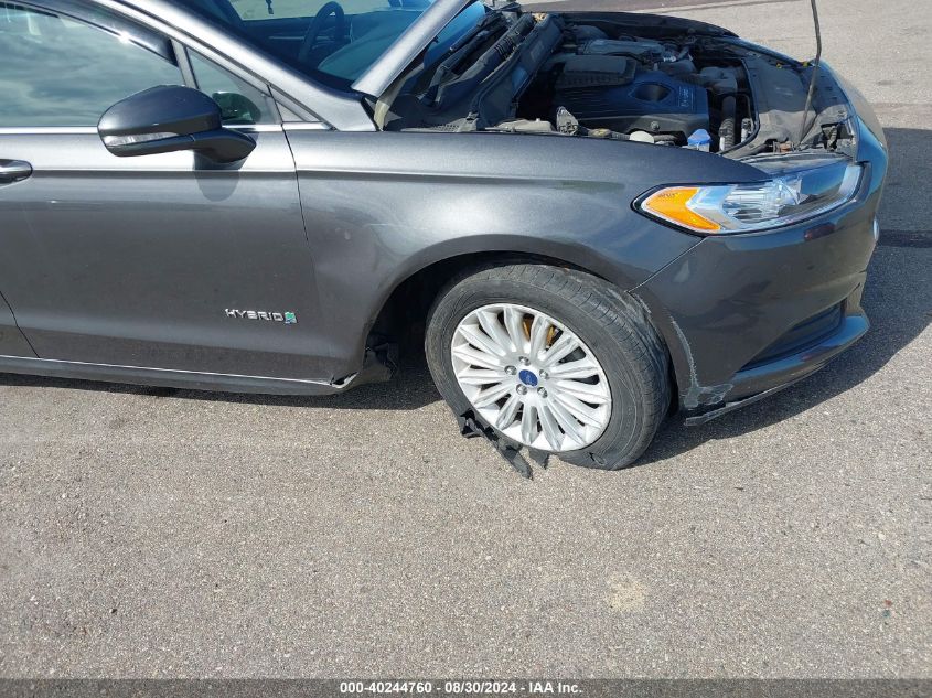 2015 Ford Fusion Hybrid Se VIN: 3FA6P0LU0FR230222 Lot: 40244760