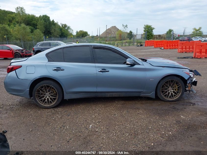 VIN JN1EV7AR4JM442029 2018 INFINITI Q50 3.0T LUXE
