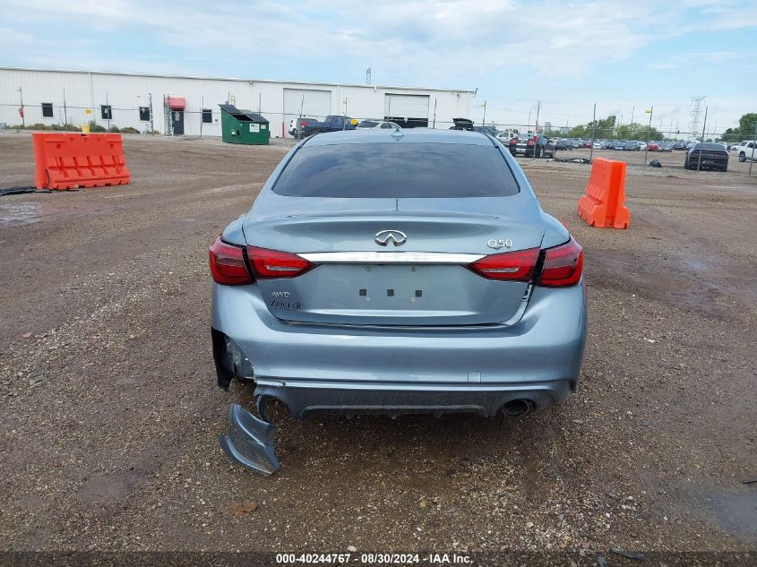 2018 Infiniti Q50 3.0T Luxe VIN: JN1EV7AR4JM442029 Lot: 40244767