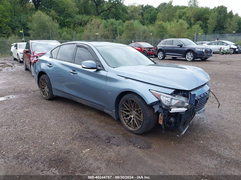 VIN JN1EV7AR4JM442029 2018 INFINITI Q50 3.0T LUXE
