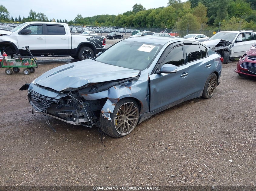 VIN JN1EV7AR4JM442029 2018 INFINITI Q50 3.0T LUXE