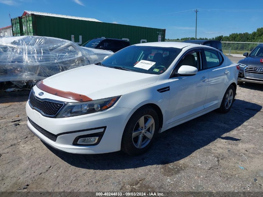 2014 Kia Optima Lx VIN: 5XXGM4A76EG289719 Lot: 40244833