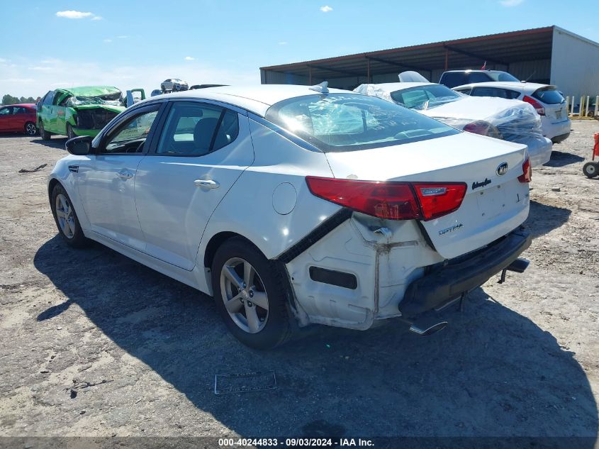 2014 Kia Optima Lx VIN: 5XXGM4A76EG289719 Lot: 40244833