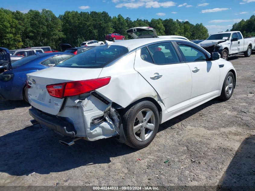 2014 Kia Optima Lx VIN: 5XXGM4A76EG289719 Lot: 40244833