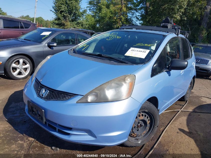 2010 Honda Fit VIN: JHMGE8G29AC037505 Lot: 40244840