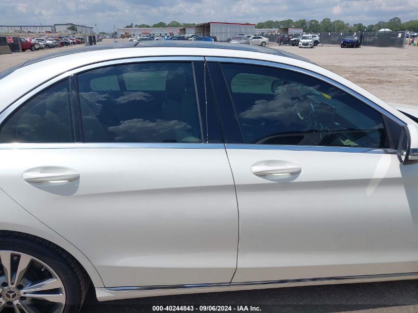 2018 Mercedes-Benz C 300 VIN: WDDWF4JB4JR355420 Lot: 40244843