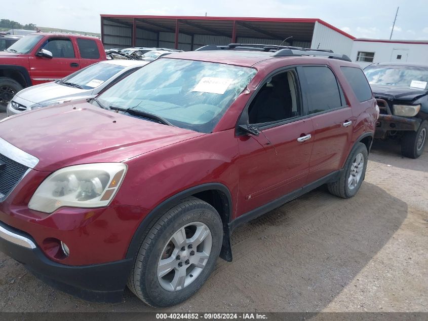 2010 GMC Acadia Sle VIN: 1GKLVLED9AJ176041 Lot: 40244852