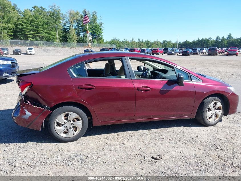 2015 Honda Civic Lx VIN: 19XFB2F57FE268112 Lot: 40244862