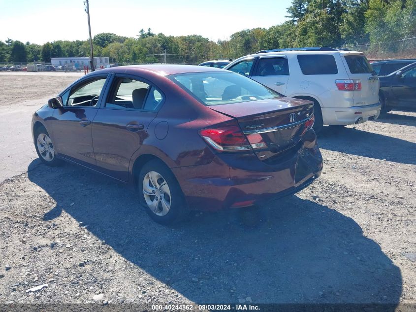 2015 Honda Civic Lx VIN: 19XFB2F57FE268112 Lot: 40244862