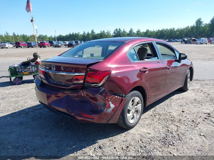 2015 Honda Civic Lx VIN: 19XFB2F57FE268112 Lot: 40244862