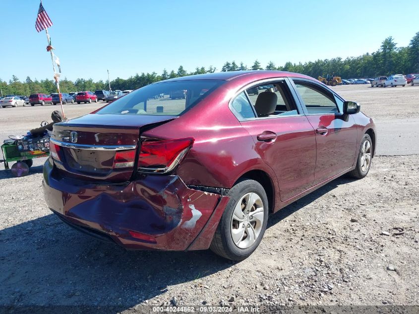 2015 Honda Civic Lx VIN: 19XFB2F57FE268112 Lot: 40244862