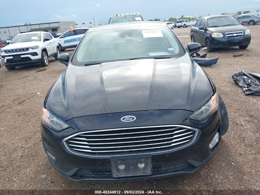 2019 Ford Fusion Se VIN: 3FA6P0HD7KR250213 Lot: 40244912