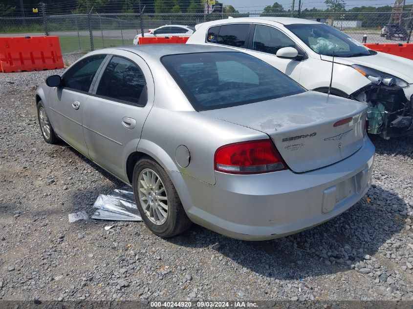 2006 Chrysler Sebring Touring VIN: 1C3AL56R06N140189 Lot: 40244920