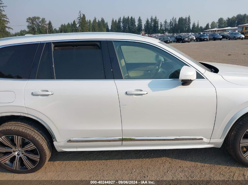 2021 Volvo Xc90 Recharge Plug-In Hybrid T8 Inscription 7 Passenger VIN: YV4BR0CLXM1701159 Lot: 40244927