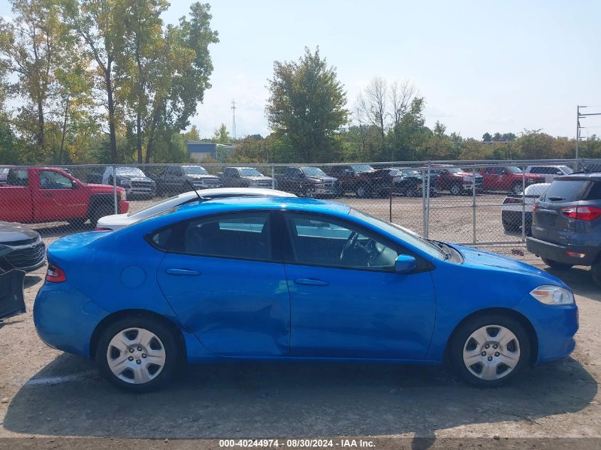 2015 Dodge Dart Se VIN: 1C3CDFAAXFD276218 Lot: 40244974