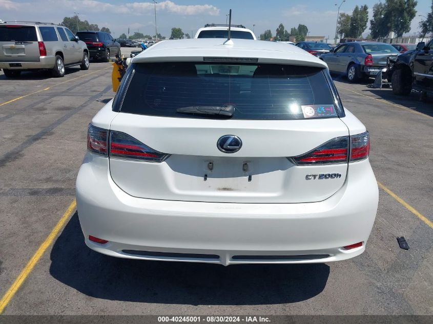 2012 Lexus Ct 200H Premium VIN: JTHKD5BHXC2082226 Lot: 40245001