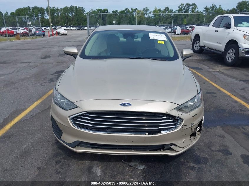 2019 Ford Fusion Hybrid Se VIN: 3FA6P0LUXKR191763 Lot: 40245039