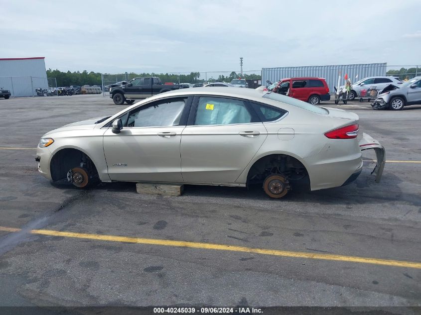 2019 Ford Fusion Hybrid Se VIN: 3FA6P0LUXKR191763 Lot: 40245039