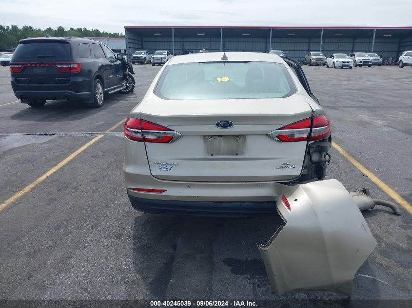 2019 Ford Fusion Hybrid Se VIN: 3FA6P0LUXKR191763 Lot: 40245039