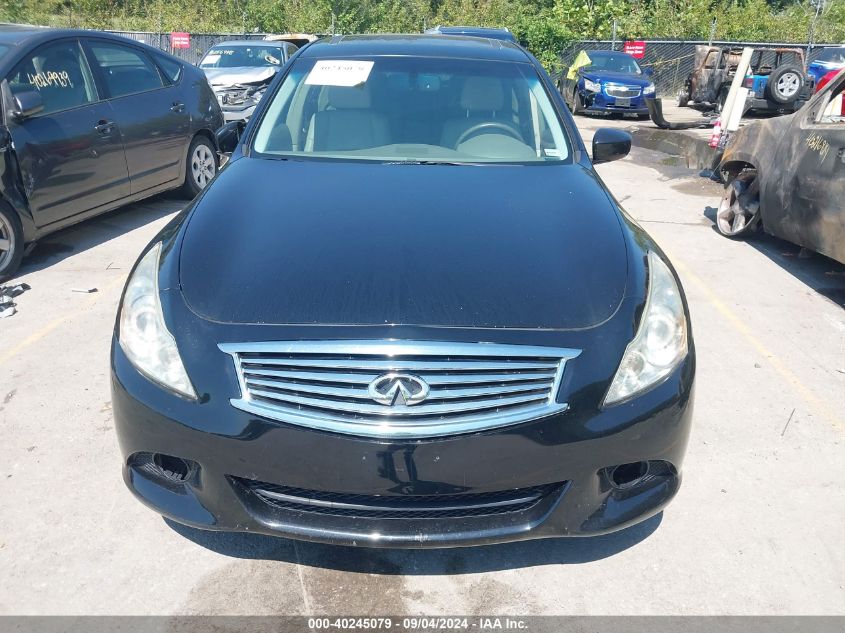 2013 Infiniti G37X VIN: JN1CV6AR3DM751173 Lot: 40245079