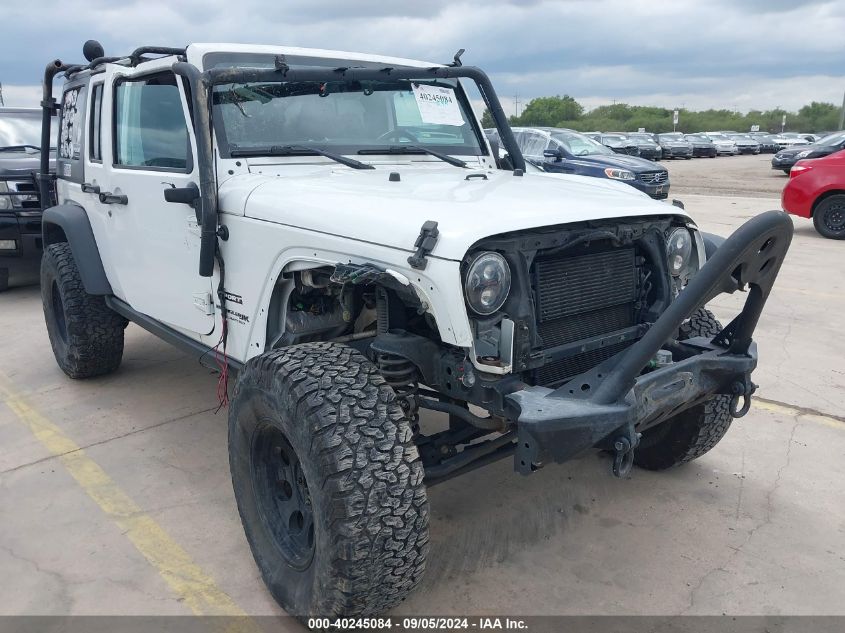 2018 Jeep Wrangler Jk Unlimited Sport S 4X4 VIN: 1C4BJWDGXJL804192 Lot: 40245084