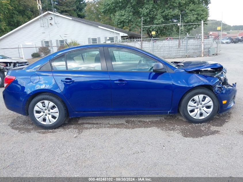 2013 Chevrolet Cruze Ls Auto VIN: 1G1PA5SH9D7277831 Lot: 40245102