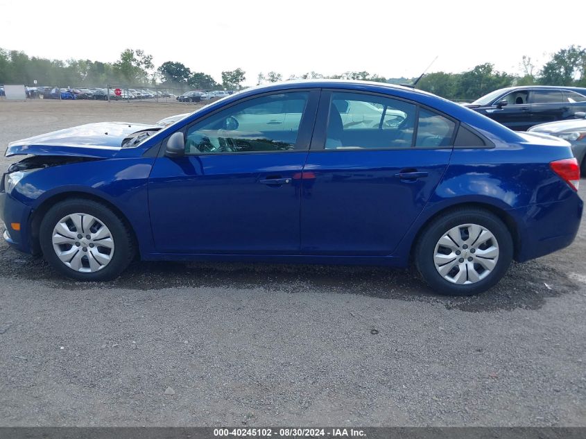 2013 Chevrolet Cruze Ls Auto VIN: 1G1PA5SH9D7277831 Lot: 40245102