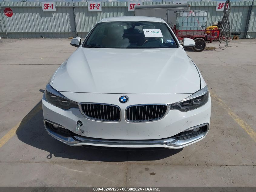 2018 BMW 430I VIN: WBA4Z1C50JEC73481 Lot: 40245125