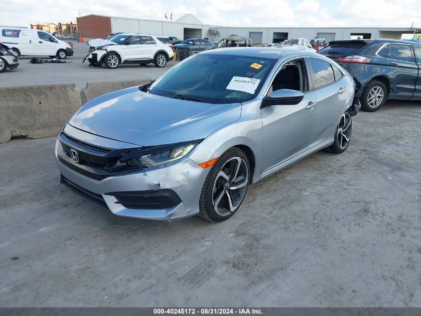 2017 Honda Civic Lx VIN: 19XFC2F55HE082570 Lot: 40245172