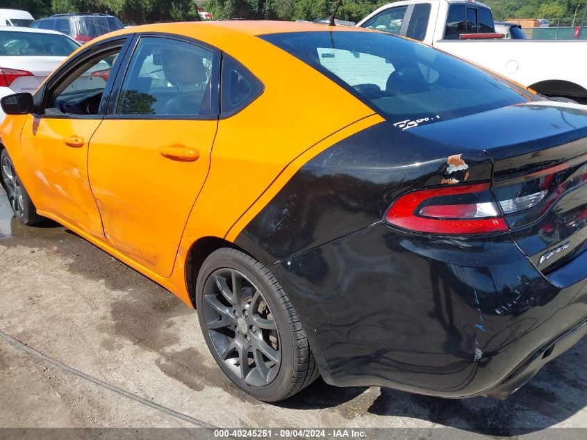 2013 Dodge Dart Sxt VIN: 1C3CDFBA2DD296250 Lot: 40245251