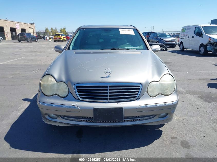 2003 Mercedes-Benz C 230 Kompressor Sport VIN: WDBRF40J53F388834 Lot: 40245257