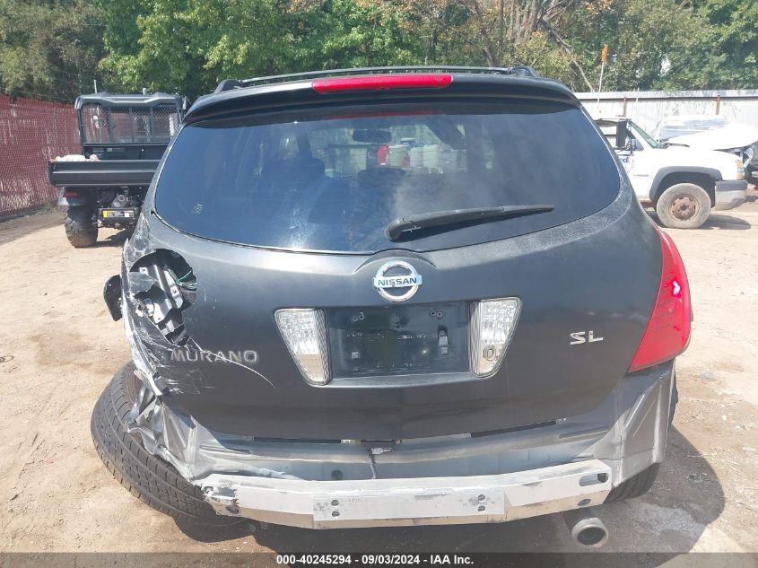 JN8AZ08T16W424032 2006 Nissan Murano Sl