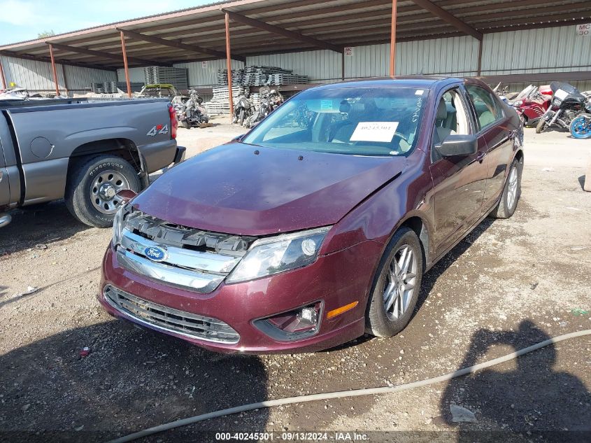 2012 Ford Fusion S VIN: 3FAHP0GA8CR225726 Lot: 40245301