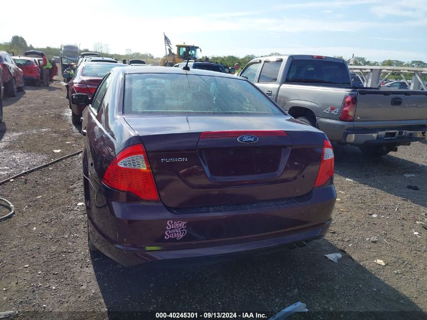 2012 Ford Fusion S VIN: 3FAHP0GA8CR225726 Lot: 40245301