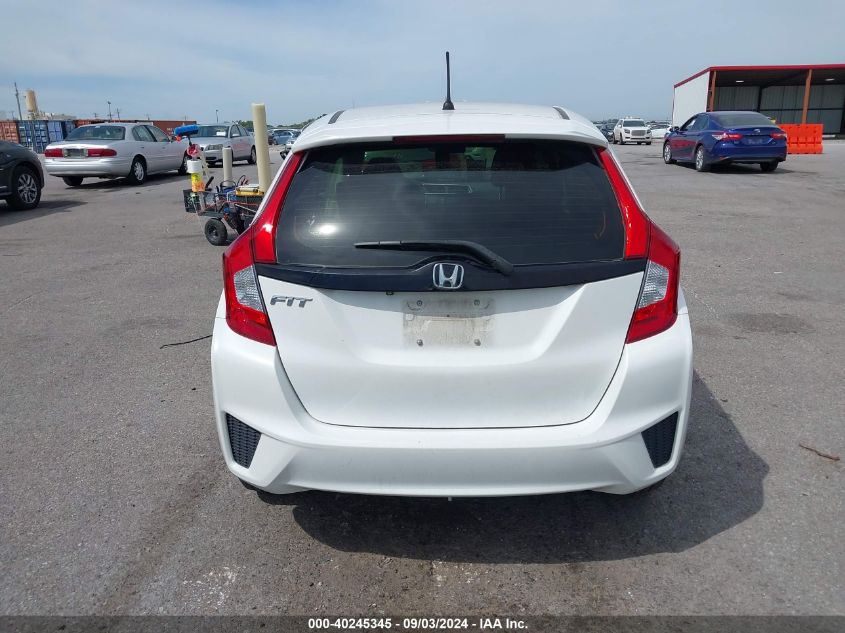 2016 Honda Fit Lx VIN: JHMGK5H52GX015041 Lot: 40245345