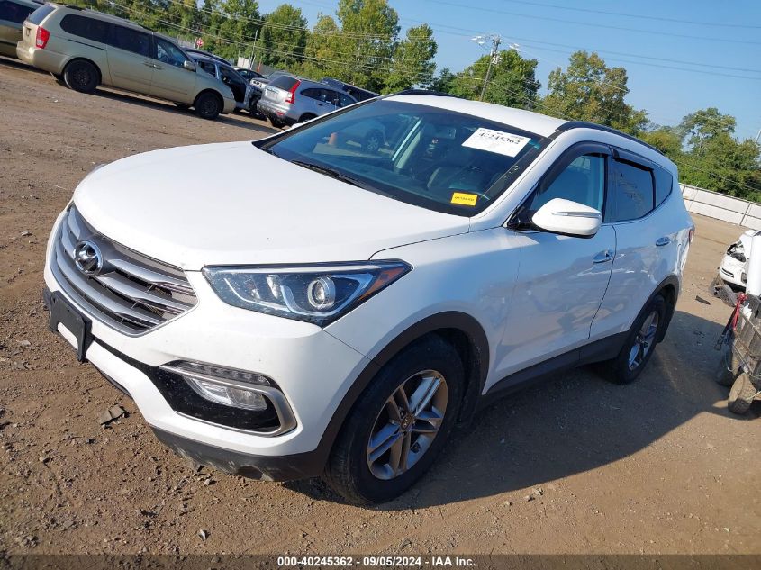 5NMZUDLB4HH035653 2017 HYUNDAI SANTA FE - Image 2