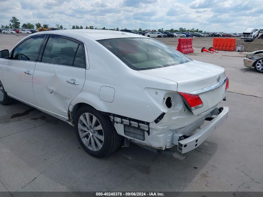 2011 Toyota Avalon Limited VIN: 4T1BK3DB2BU432225 Lot: 40245378