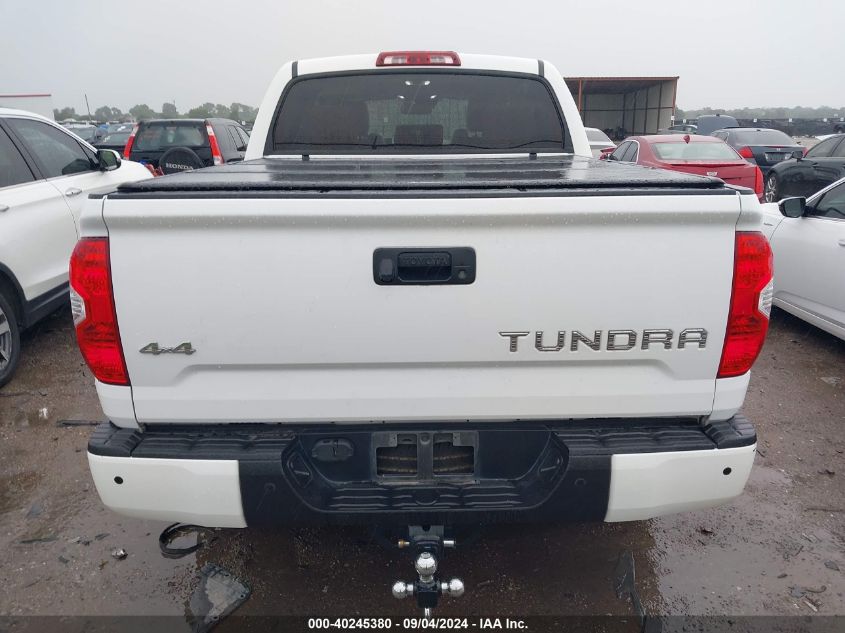 2019 Toyota Tundra Crewmax 1794/Crewmax Plat VIN: 5TFAY5F11KX837084 Lot: 40245380