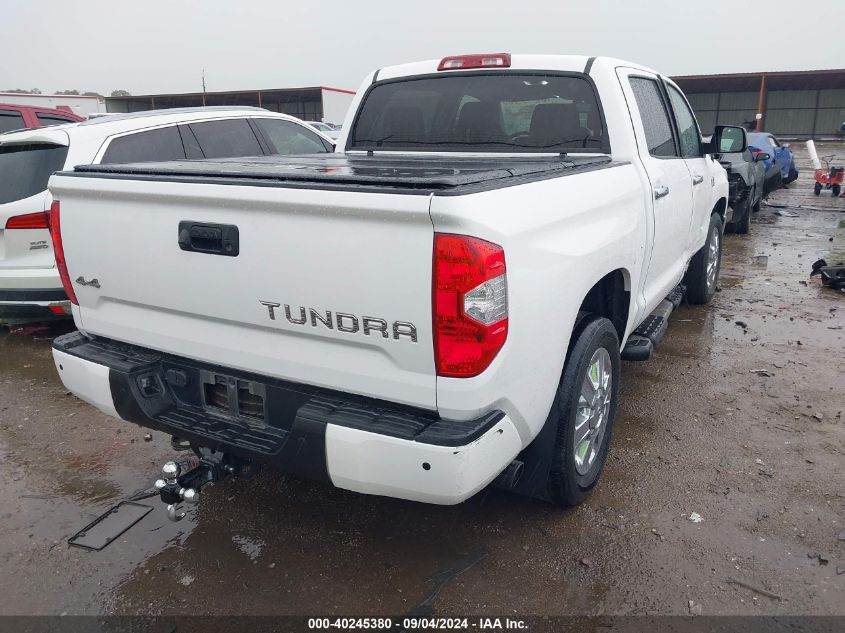 2019 Toyota Tundra Crewmax 1794/Crewmax Plat VIN: 5TFAY5F11KX837084 Lot: 40245380