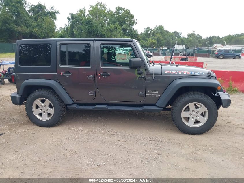 2018 Jeep Wrangler Jk Unlimited Sport S 4X4 VIN: 1C4BJWDG4JL805922 Lot: 40245402