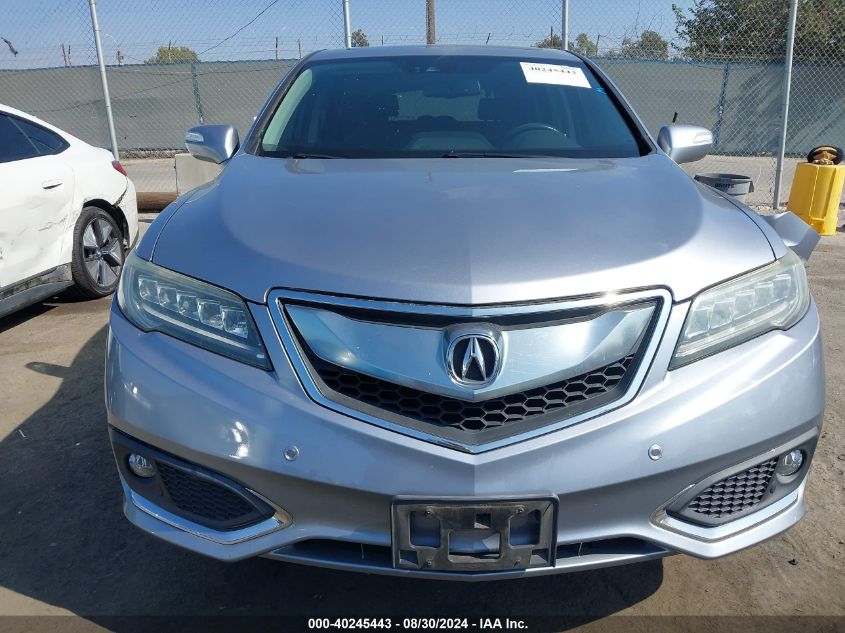 2016 Acura Rdx Advance Package VIN: 5J8TB4H76GL017458 Lot: 40245443