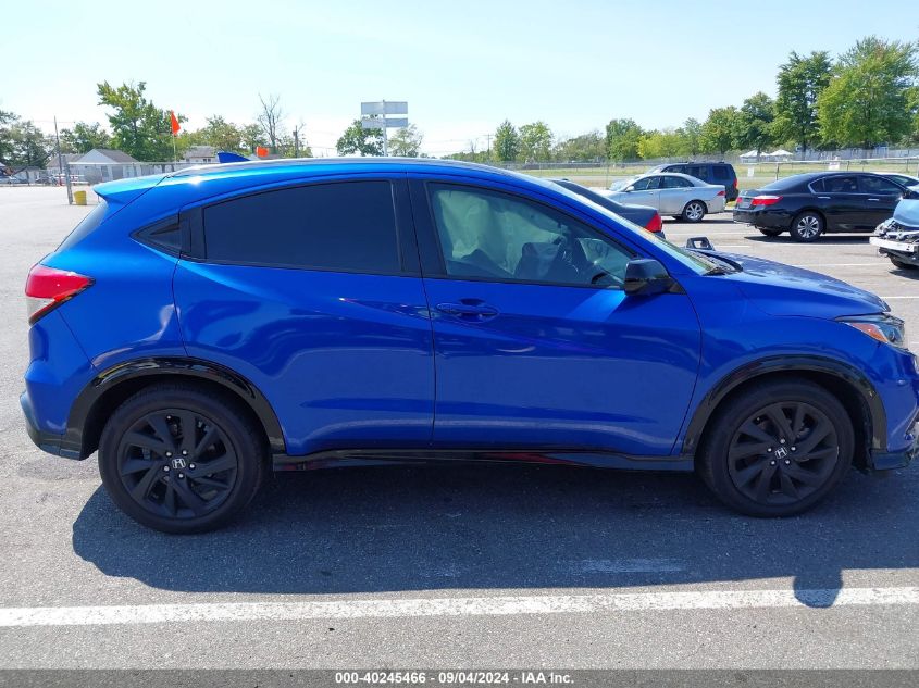 2021 Honda Hr-V Awd Sport VIN: 3CZRU6H10MM726627 Lot: 40245466